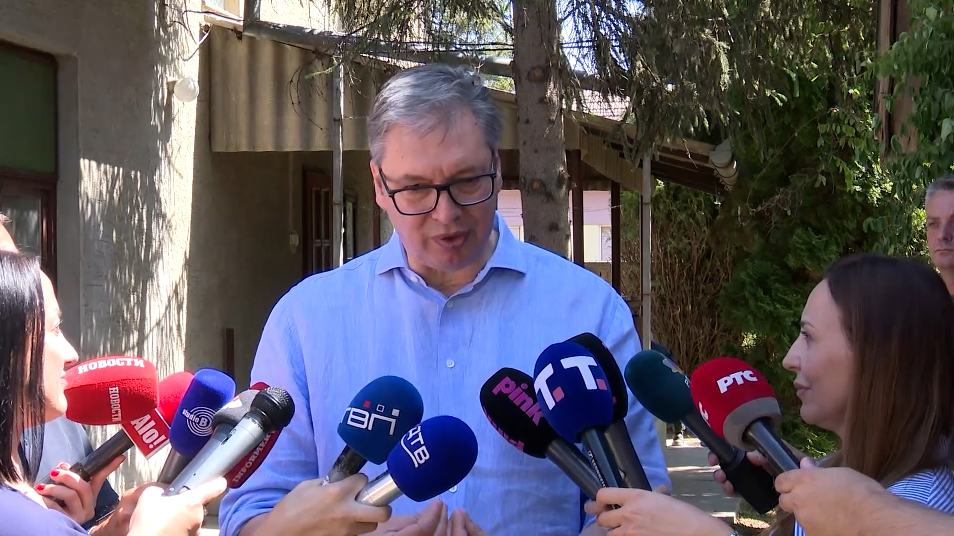 Novi Knezevac,  Aleksandar Vucic predsednik Srbije, o planiranom protestu 28. juna